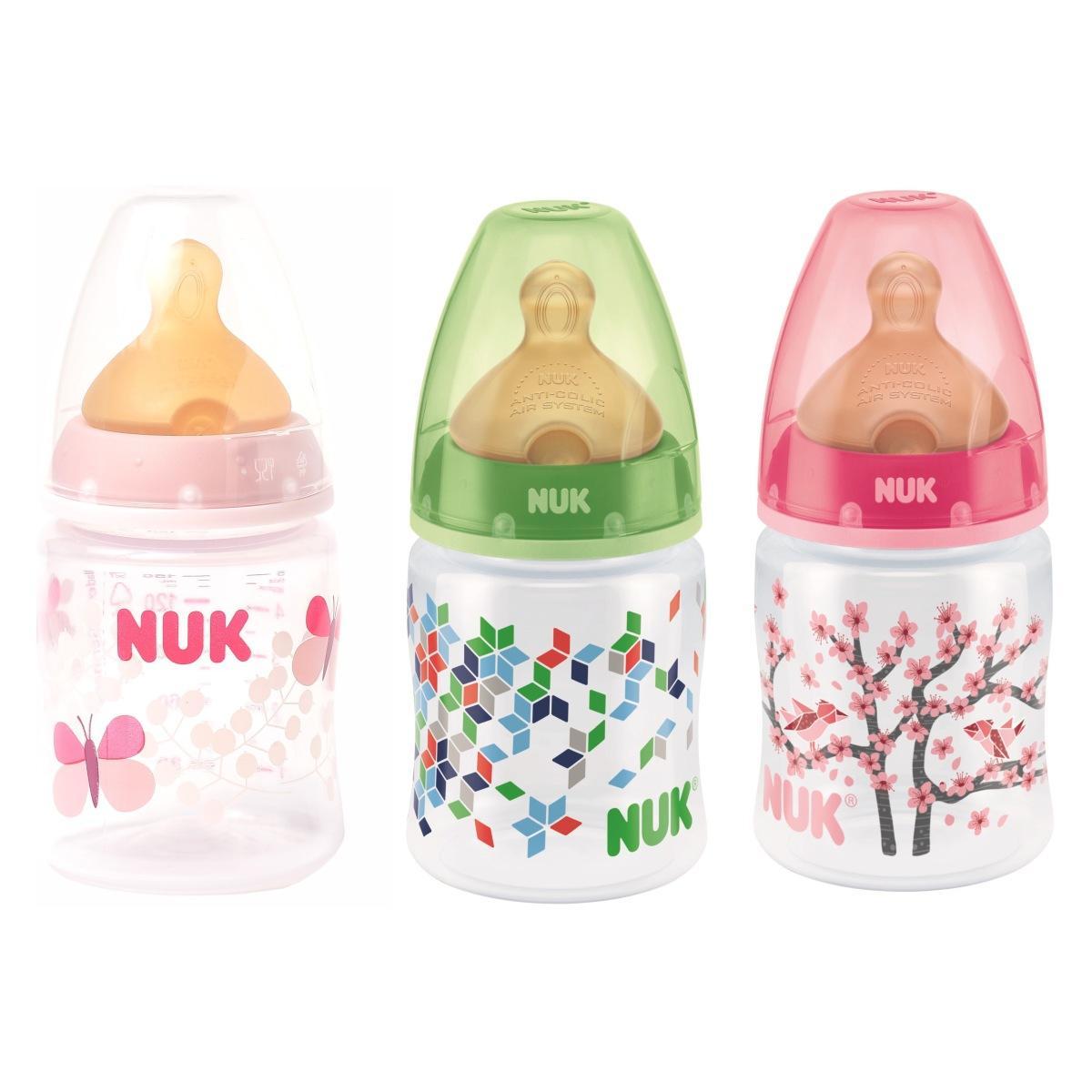 NUK plastična bočica 150 ml, latex FC+