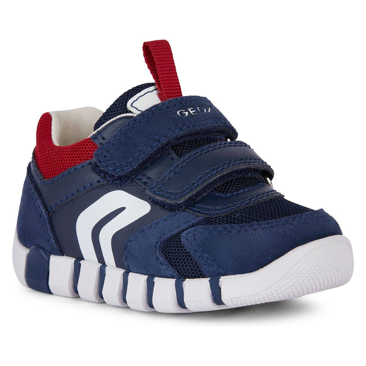 Geox čevelj nizek B3555D B IUPIDOO B. D C4244 02014 F navy/dk red 24