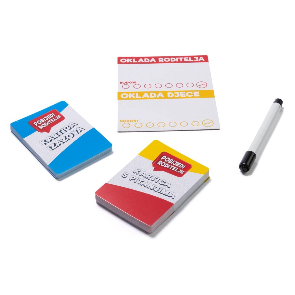 SPIN MASTER društvena igra Pobijedi roditelje džepna verzija