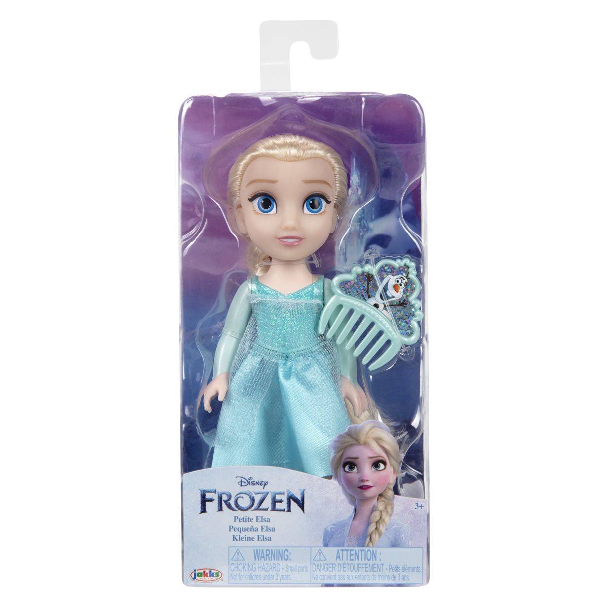 Jakks Pacific punčka Frozen Petite 15 cm sort.