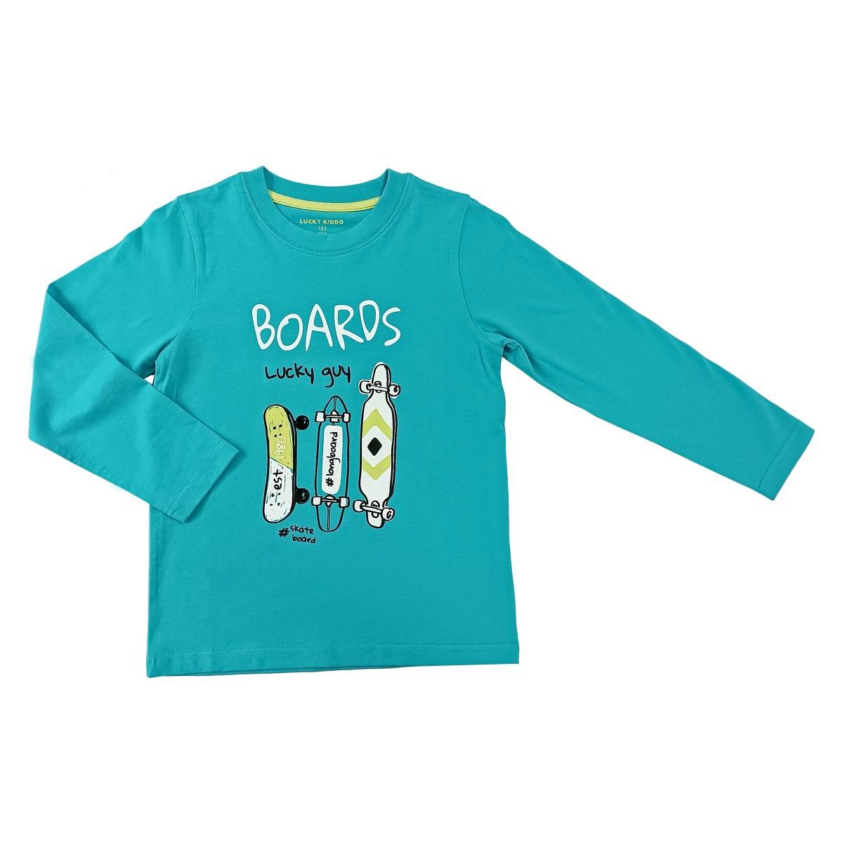 Lucky Kiddo majica DR LK-KGT LS 2_22_5 F Modra 128