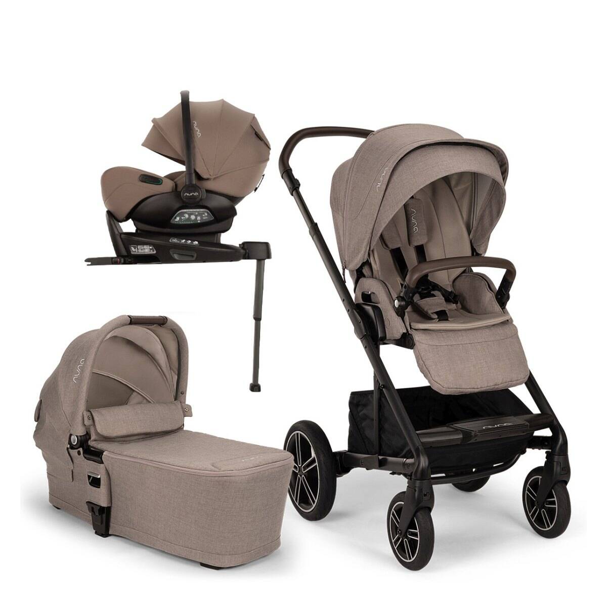 Nuna® Voziček 4v1 Arra Flex in baza Next Mixx Next cedar