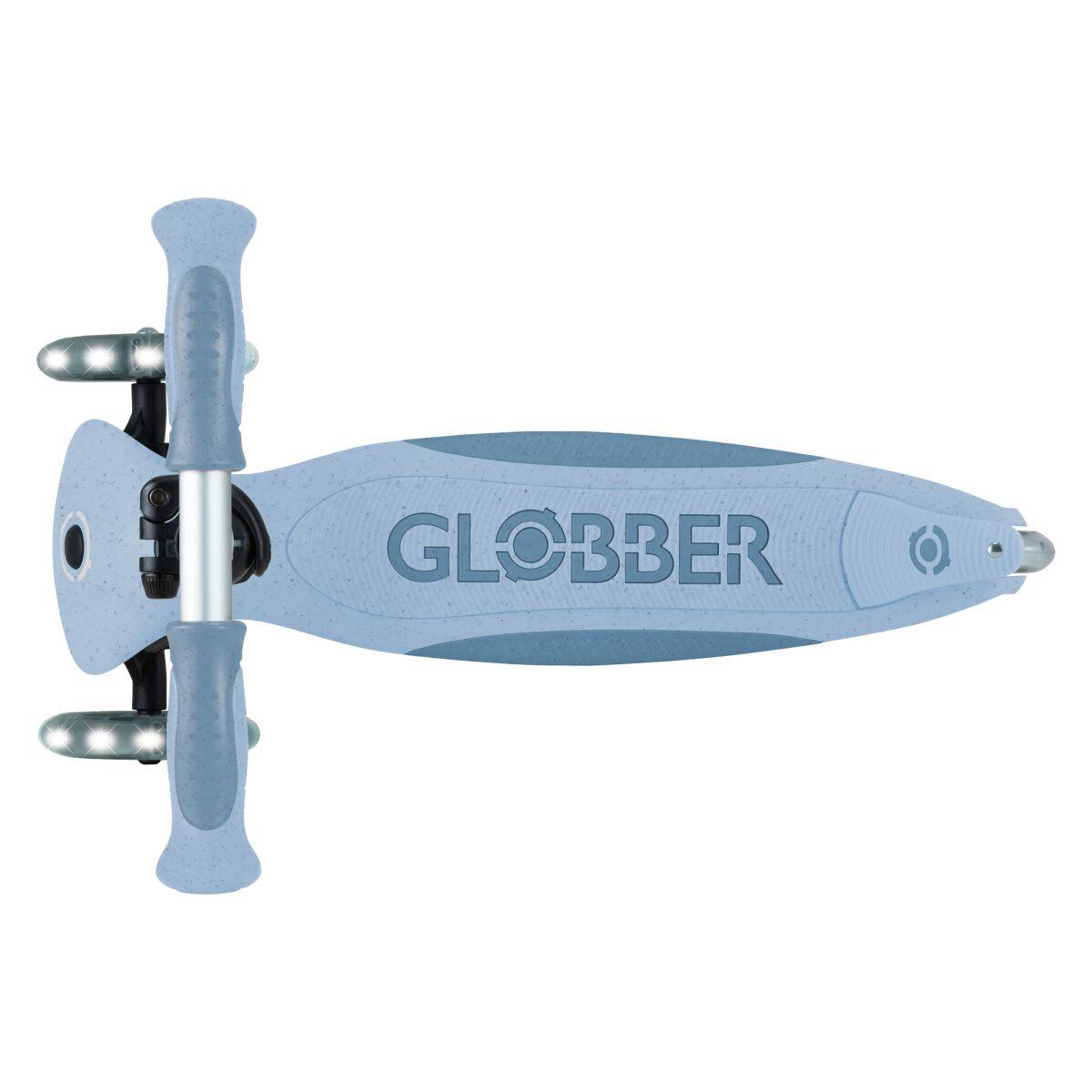 Globber skiro GO UP deluxe 360° zložljiv, svetleča kolesa moder