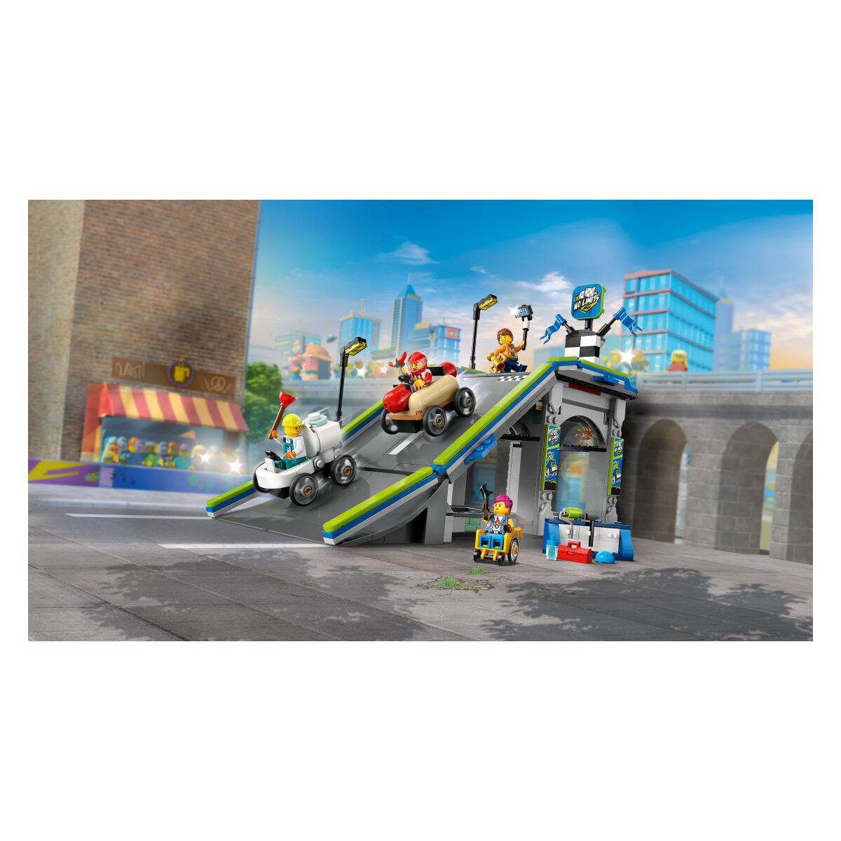 Lego® City 60460 Brez meja: Klančina za dirkanje z avtomobilčki