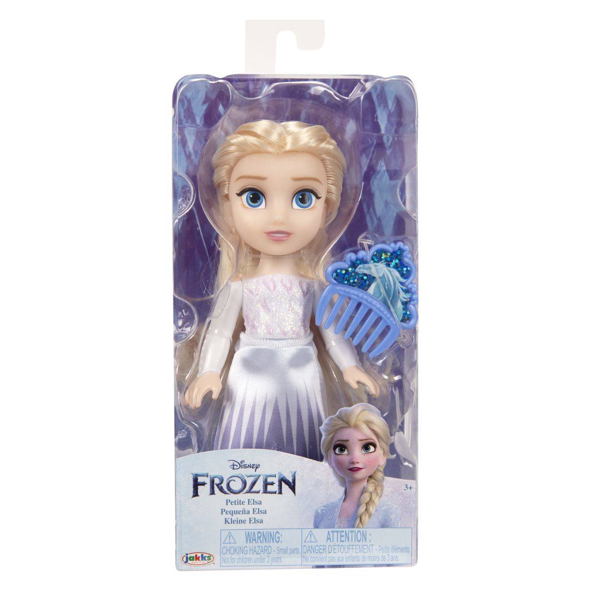 Jakks Pacific punčka Frozen Petite 15 cm sort.