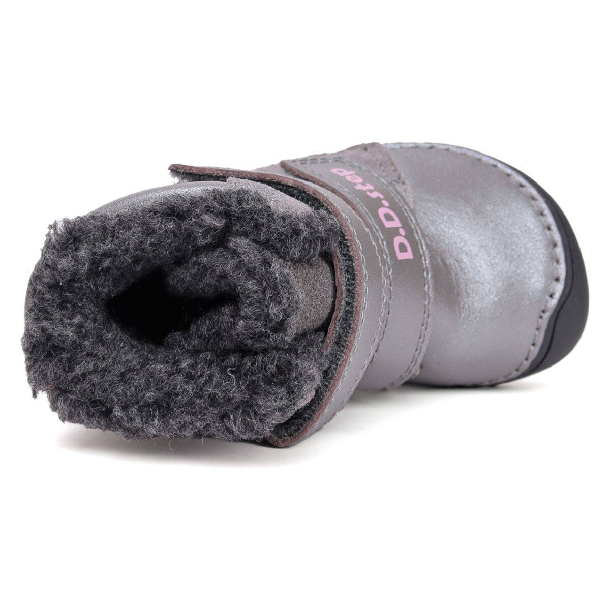 D.D.Step škornji W073-52306DM podložen BAREFOOT D dark grey 30