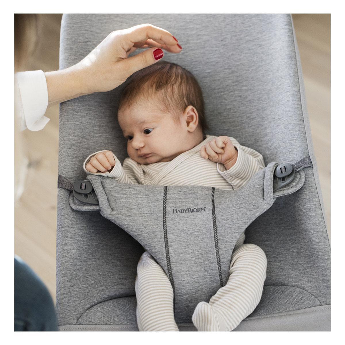 BABYBJORN ljuljačka Bliss 3D Jersey 3D jersey light grey