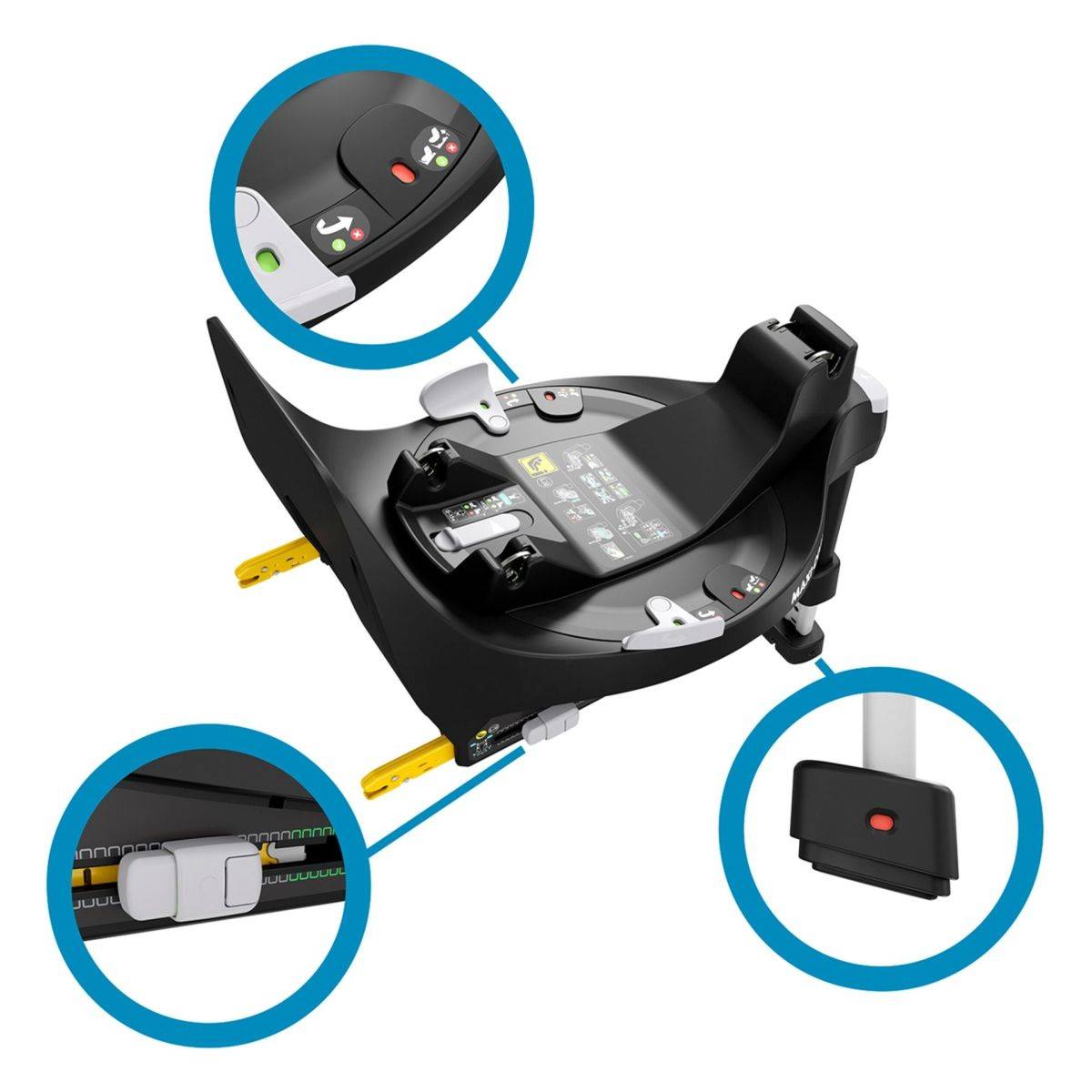 Maxi Cosi Isofix podnožja FamilyFix 360 Pro black