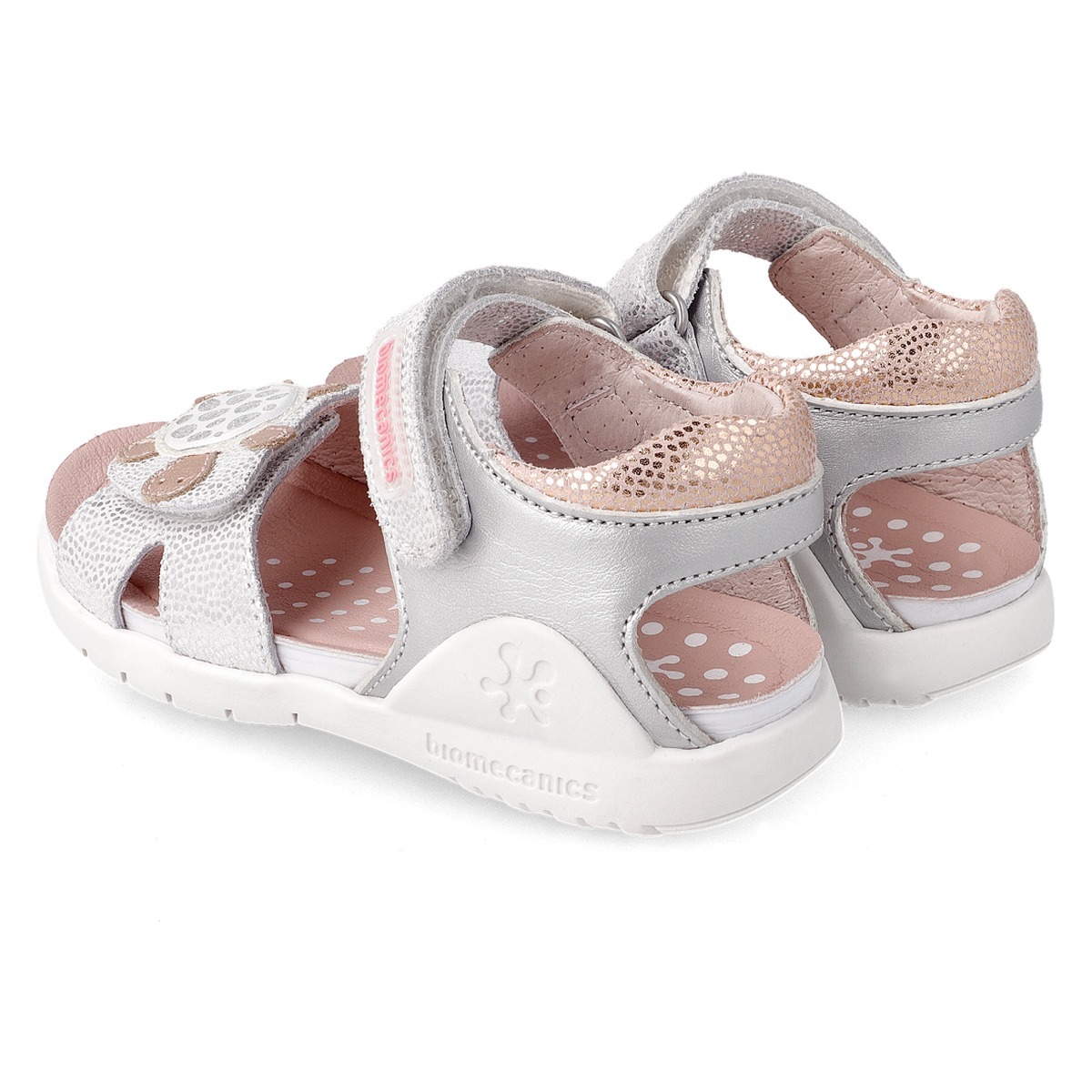 Sandales Biomecanics Fille 252184 - Bout Rond Renforcé Avec Velcro