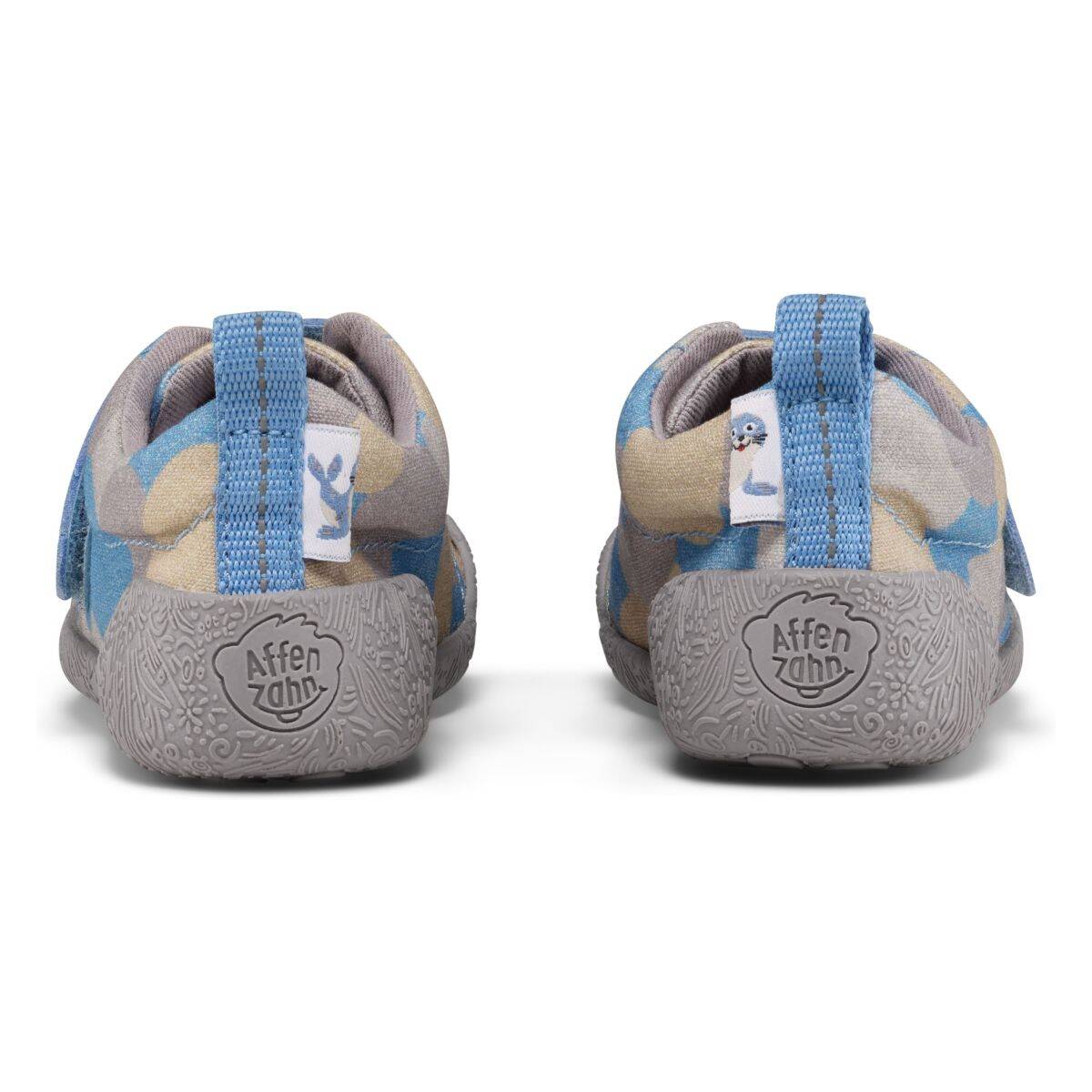 Affenzahn čevelj nizek Cotton Smally Seal 01393-30231 barefoot F blue 22