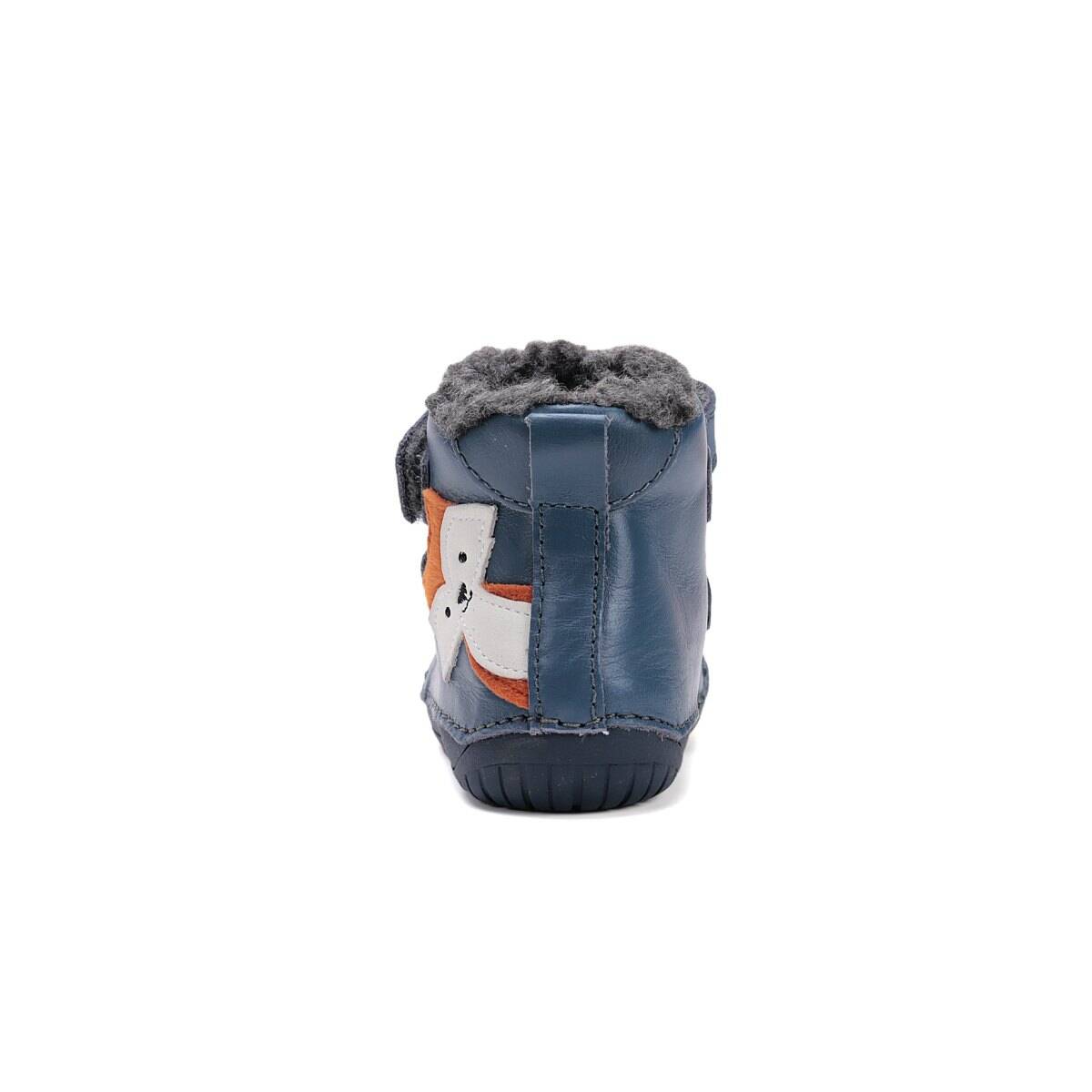 D.D.Step čevelj gležnjar W070-52301 podložen BAREFOOT F bermuda blue 21