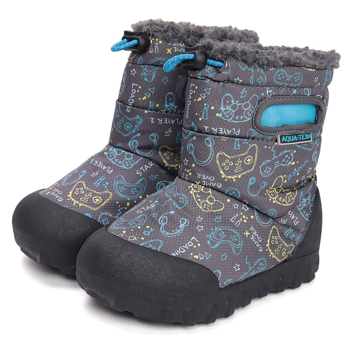 D.D.Step škornji za sneg P079-52401A podloženi F calypso sky 22