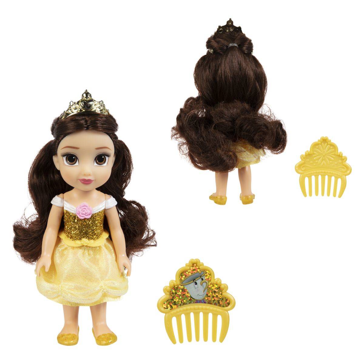 Jakks Pacific punčka Disney Princess Petite 15 cm sort.
