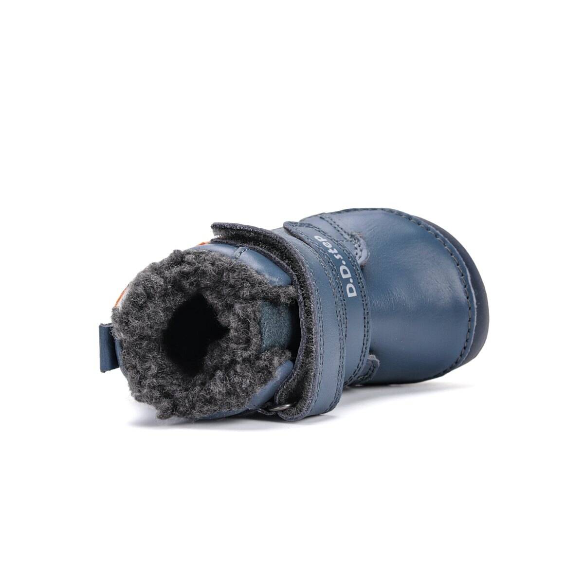 D.D.Step čevelj gležnjar W070-52301 podložen BAREFOOT F bermuda blue 22
