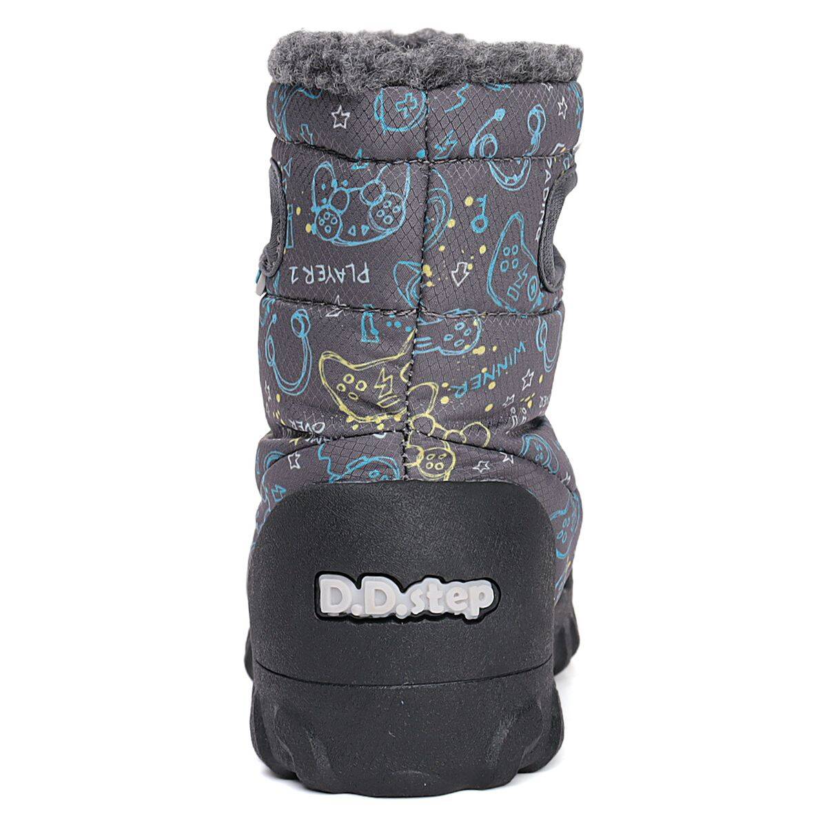 D.D.Step škornji za sneg P079-52401A podloženi F calypso sky 22