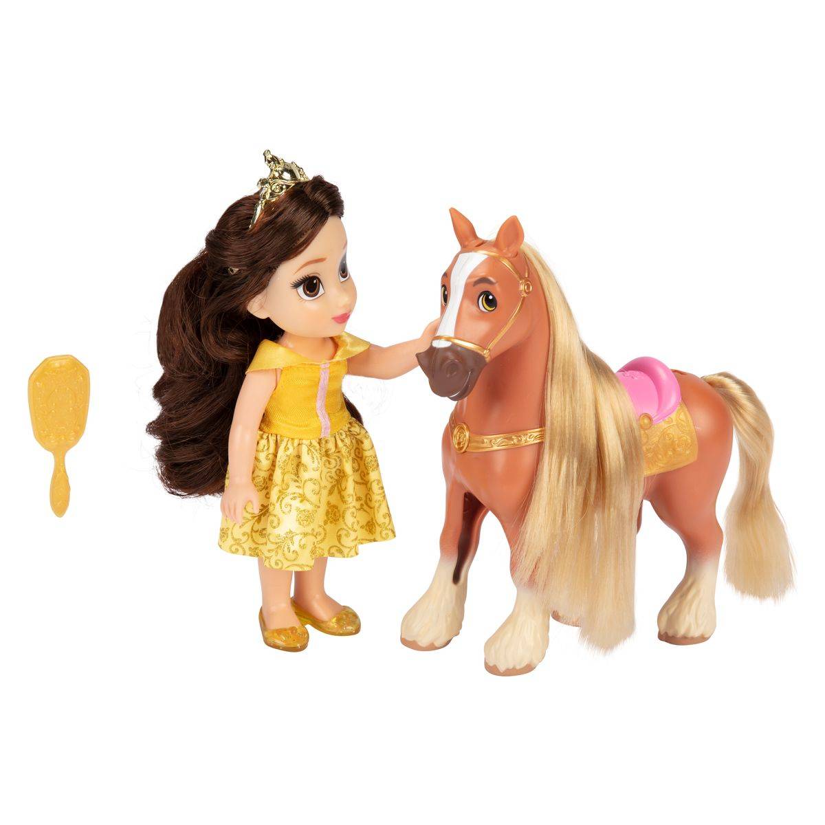Jakks Pacific punčka Disney Princess mala Belle 15 cm in Phililpe