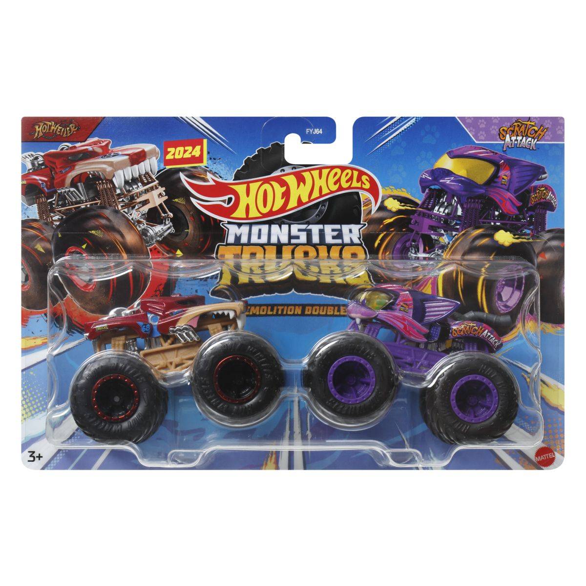 Hot Wheels Monster Dvojno Pakiranje 1.64