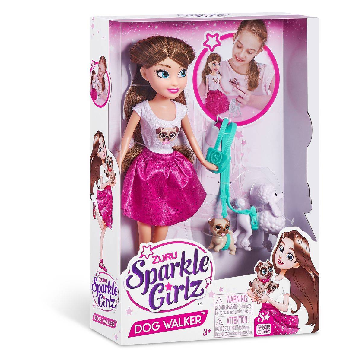 Sparkle girlz sprehajalka kužka 27cm šk.02713