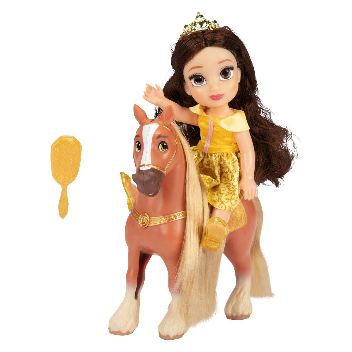 Jakks Pacific punčka Disney Princess mala Belle 15 cm in Phililpe