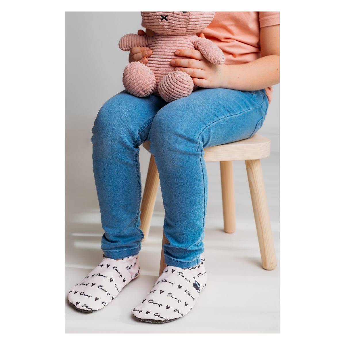 SNUGI papuče 22446 Love z zaščito sa zaštitom Ž roza 20