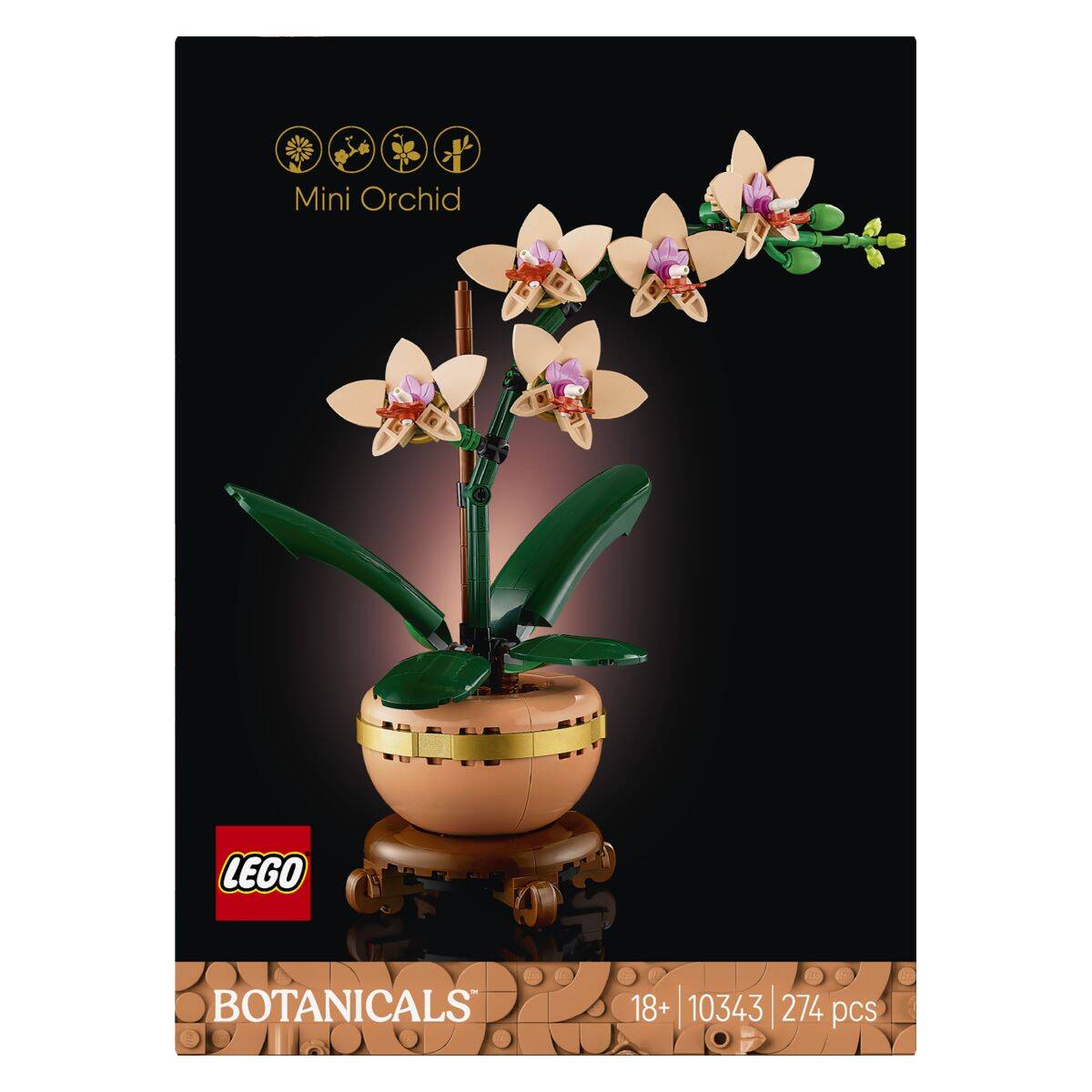 LEGO® Botanicals 10343 Mini orhideja