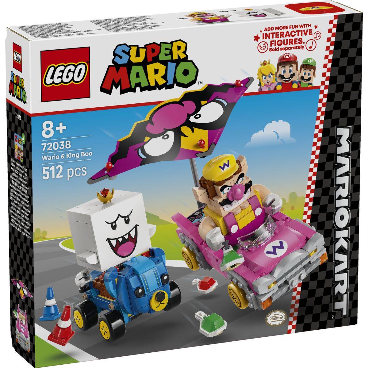 Lego® Super Mario™ 72038 Mario Kart™ – Wario & King Boo