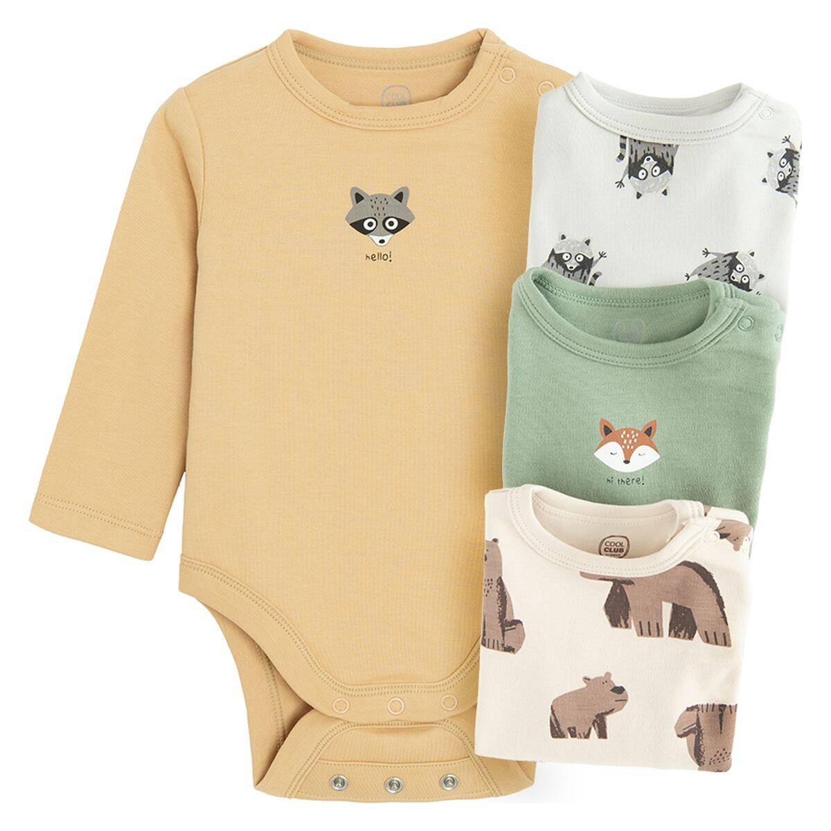 COOL CLUB bodi 4 kom DR CCB3101449-00 M Šareno 56/62