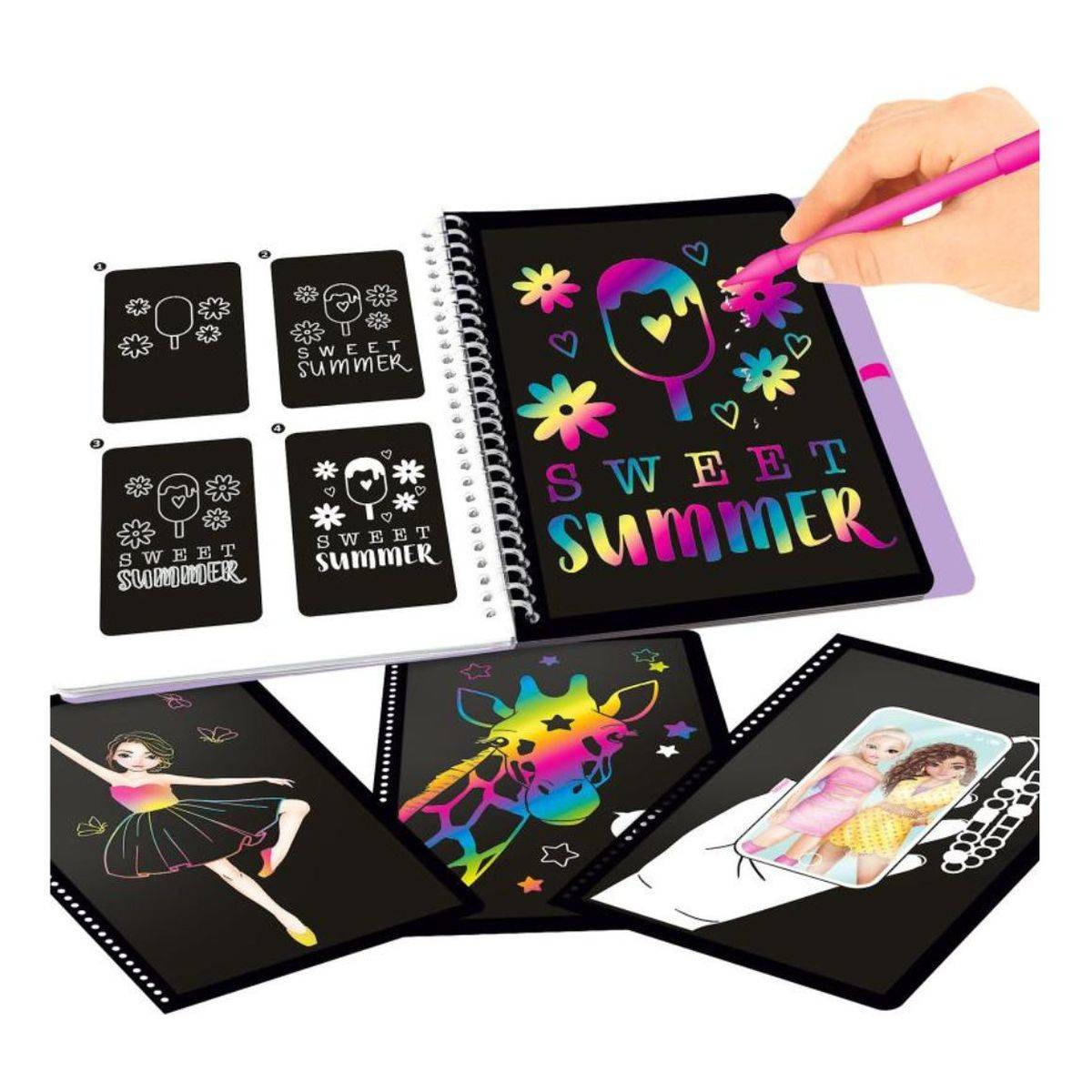 Top Model Magic-Scratch Book, praskanka