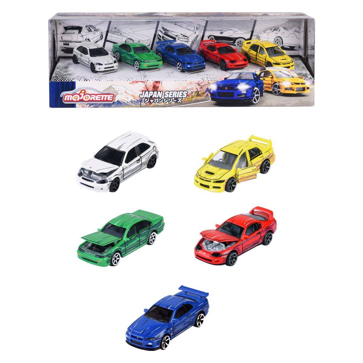 Majorette set 5 japanskih vozil
