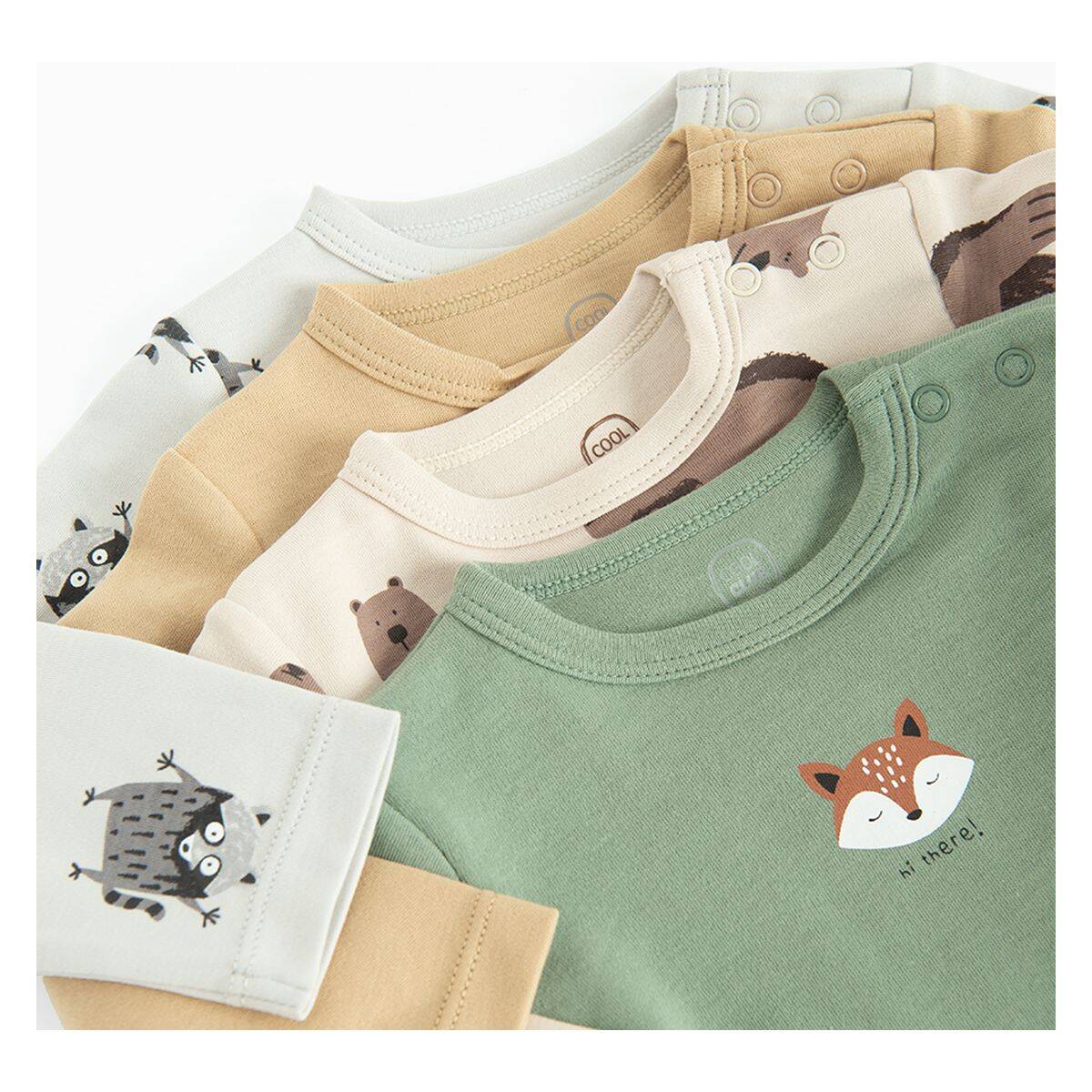 COOL CLUB bodi 4 kom DR CCB3101449-00 M Šareno 62/68