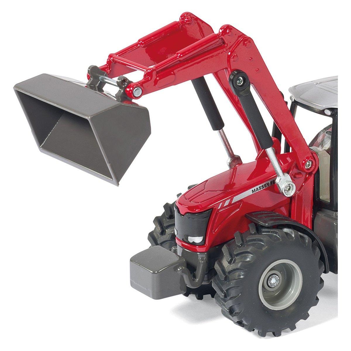 Siku Traktor Massey Ferguson s sprednjim nakladalnikom