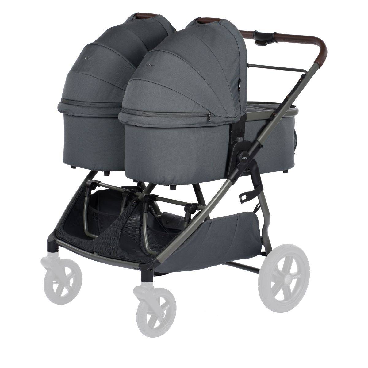 MAST Kolica za dvojke TWINX volcanic ash