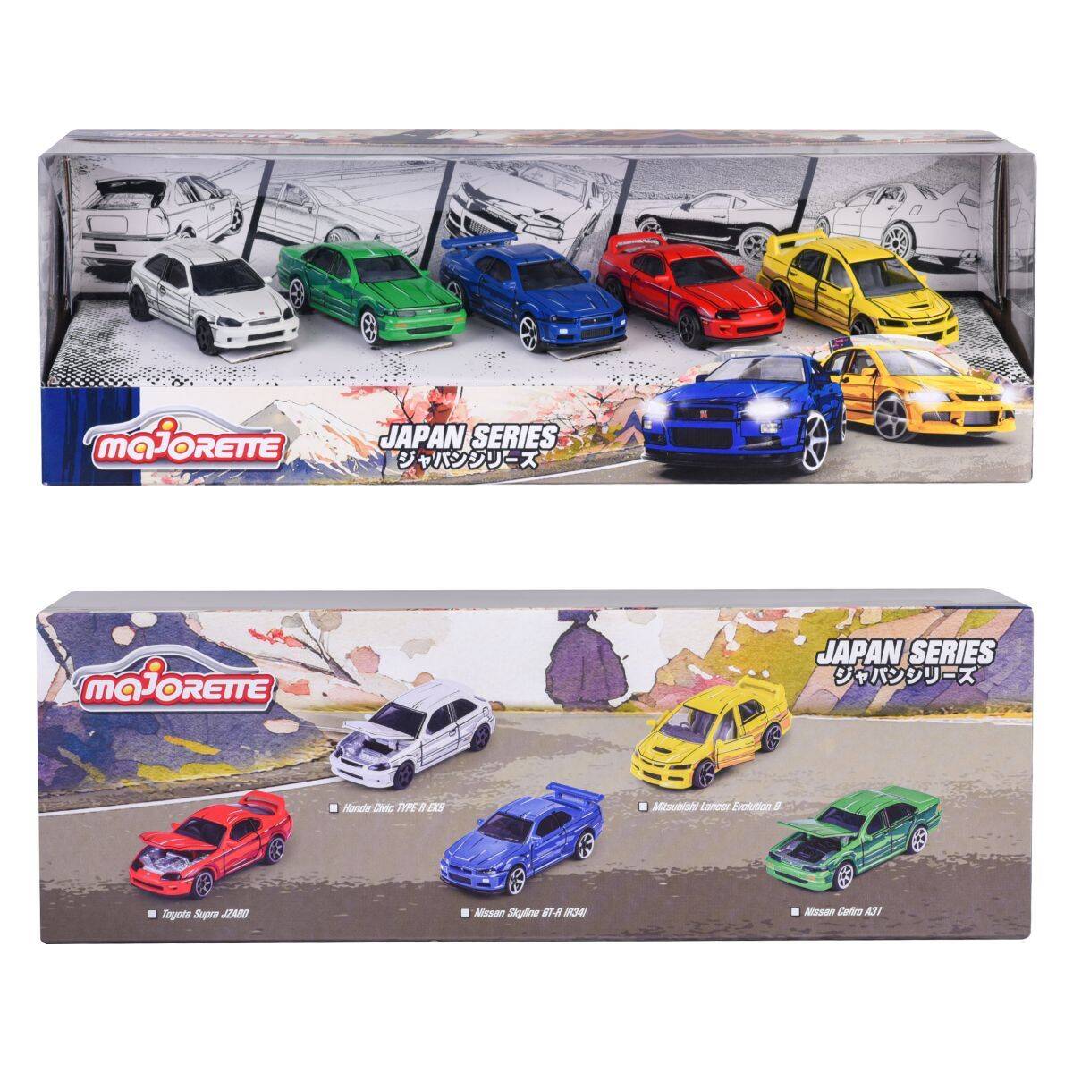 Majorette set 5 japanskih vozil