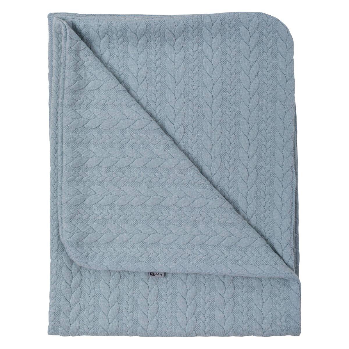 BUBABA BY FREEON dekica dekorativno pletivo blue