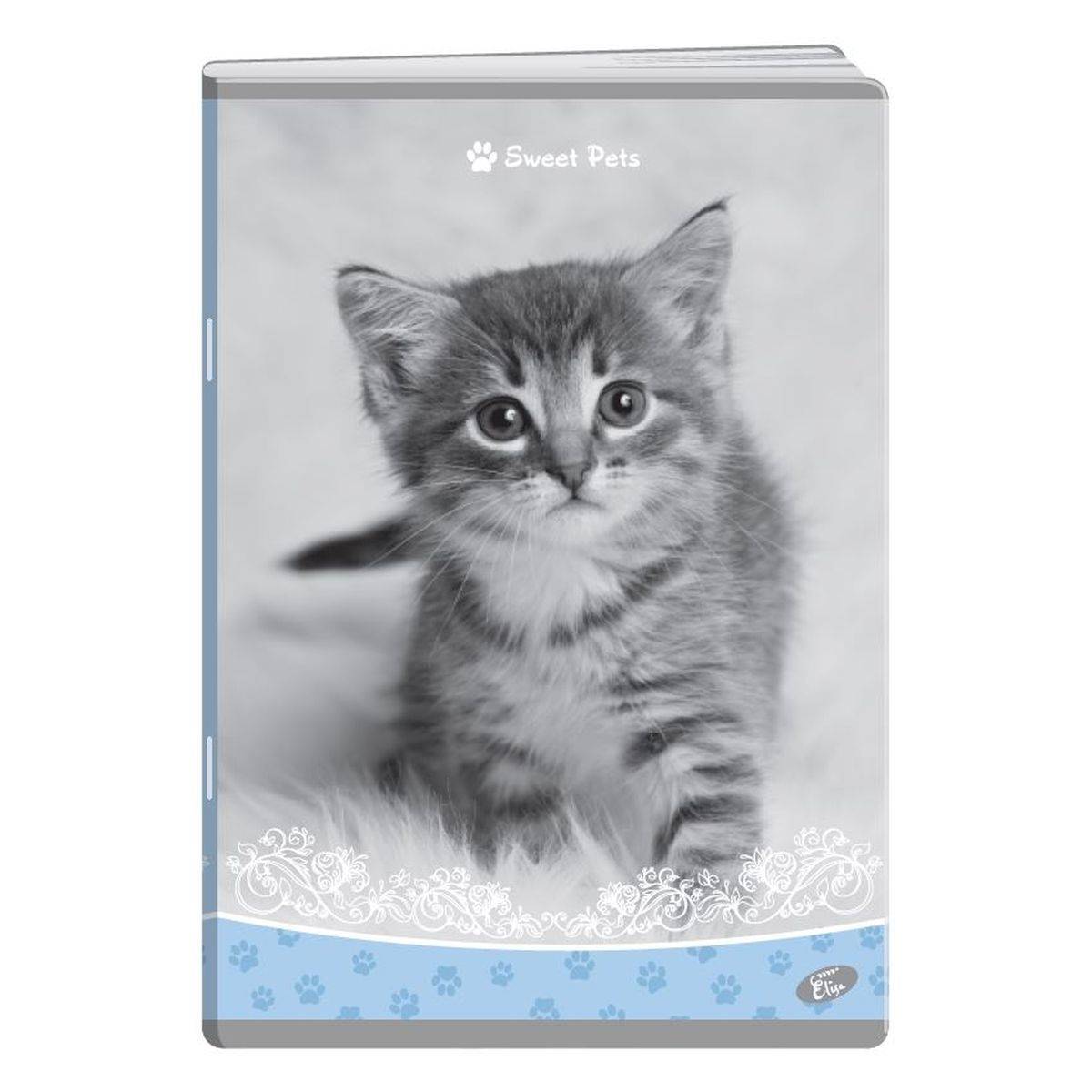 Elisa zvezek A5 52l črte sweet pets