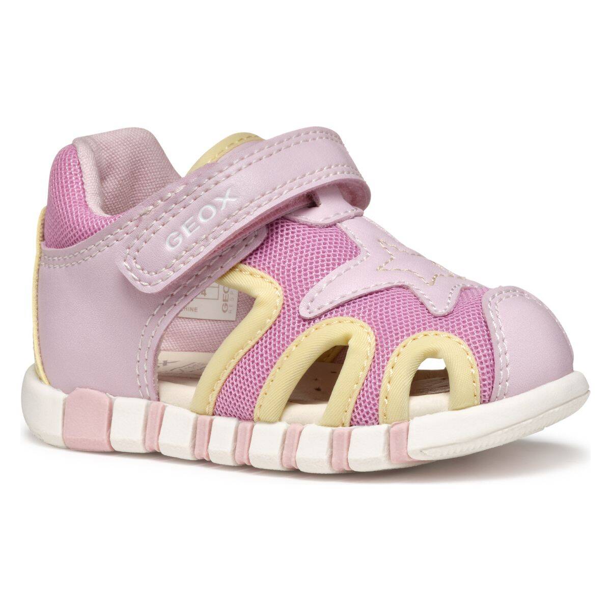 Geox sandal B5517C B SANDAL IUPIDOO A CE82M 0BC14 D pink/lt yellow 24