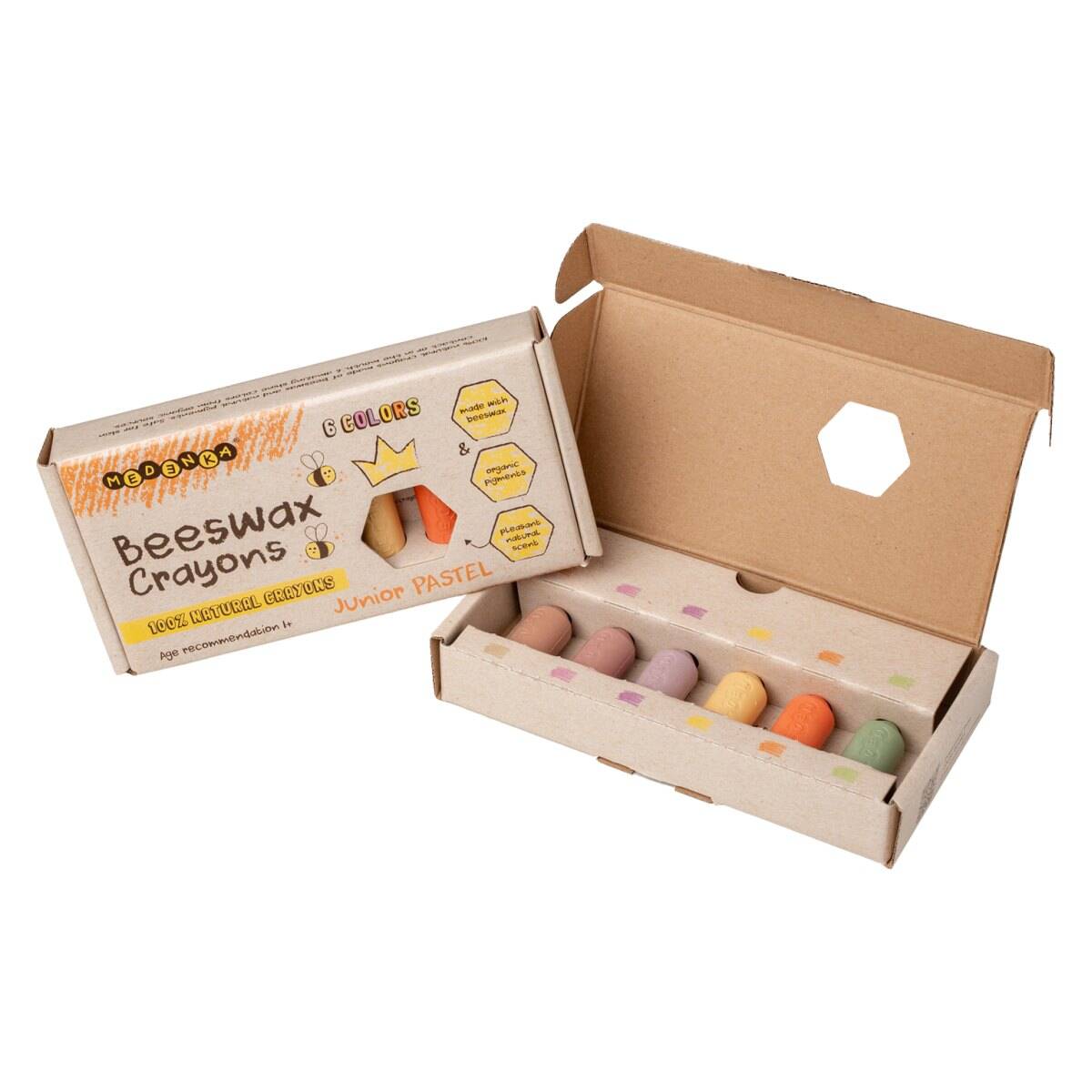 Medenka voščenke Junior Pastel 6 barv