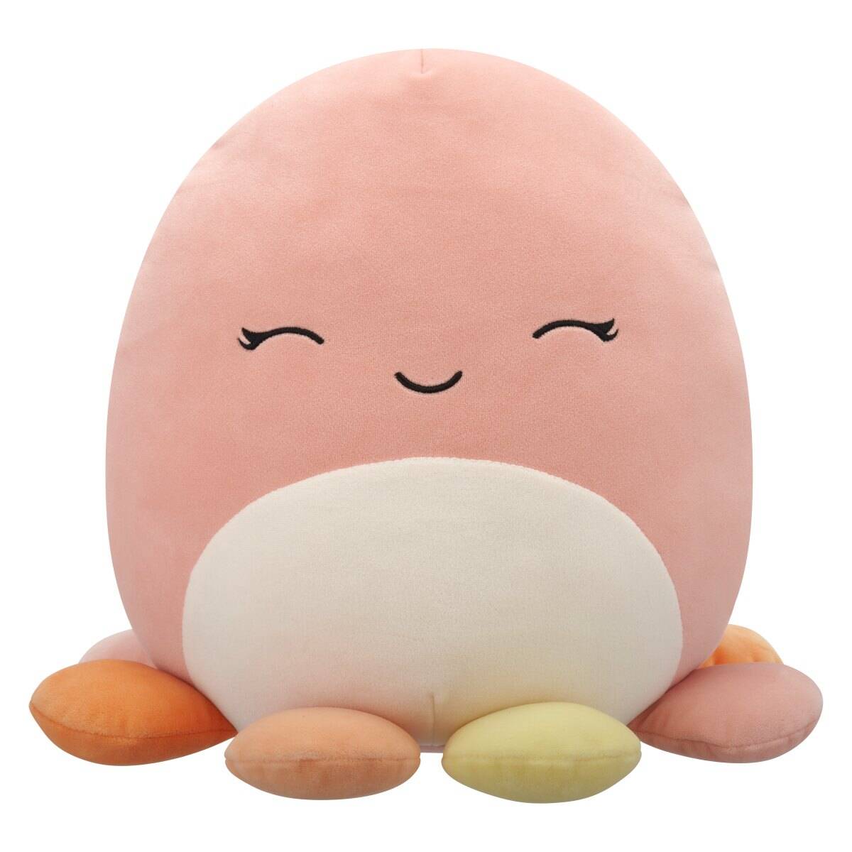 Squishmallows Melina, hobotnica v barvi marelice, ki sladko drema, 30 cm
