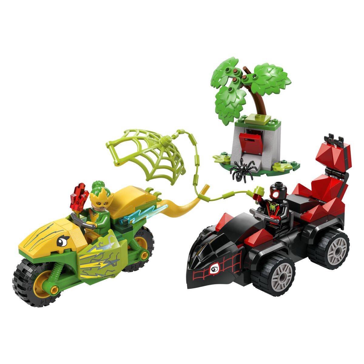 Lego® Spidey 11198 Pregon z dino voziloma Spin in Elektro