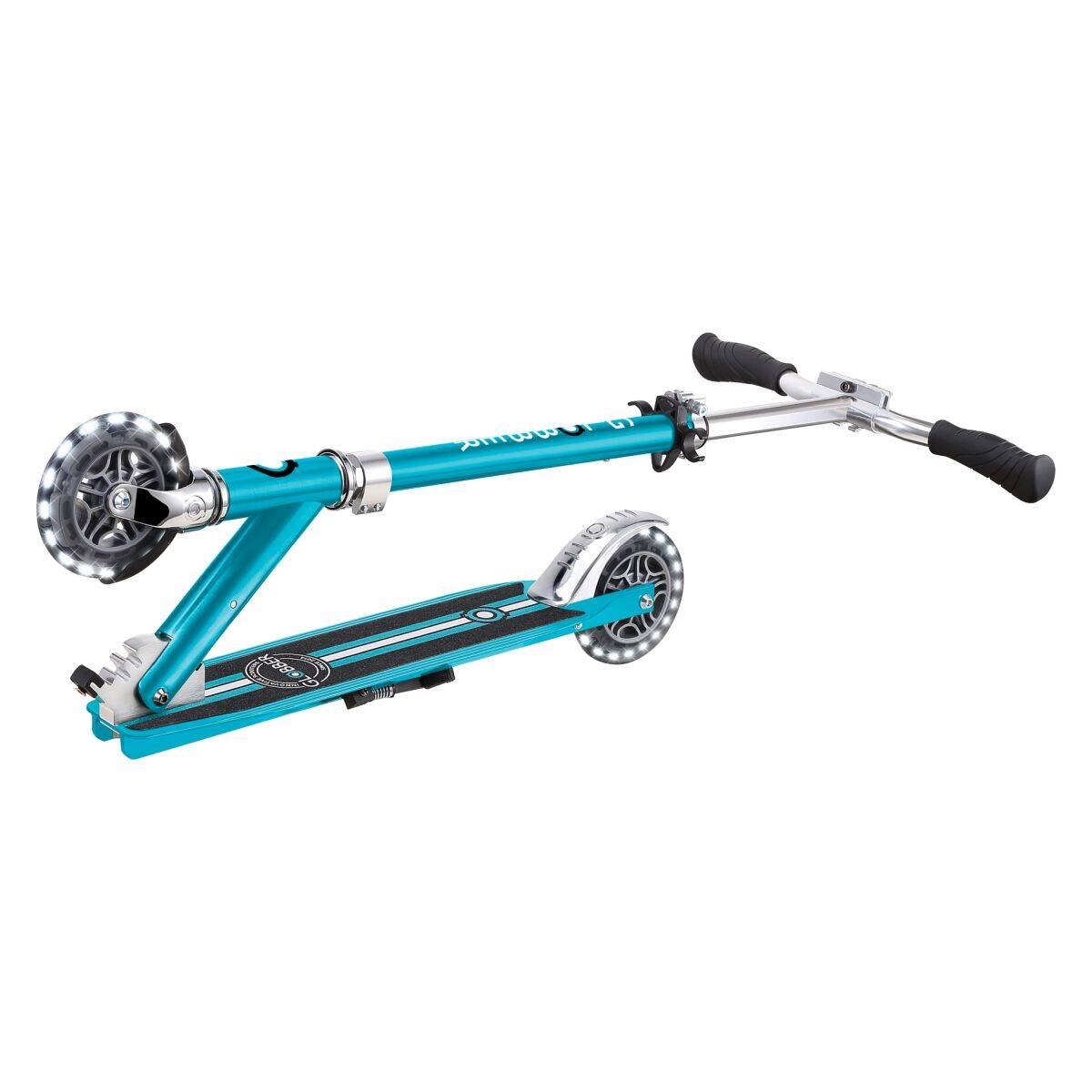 Globber skiro Flow element dvokolesni, zložljiv, svetleča kolesa moder