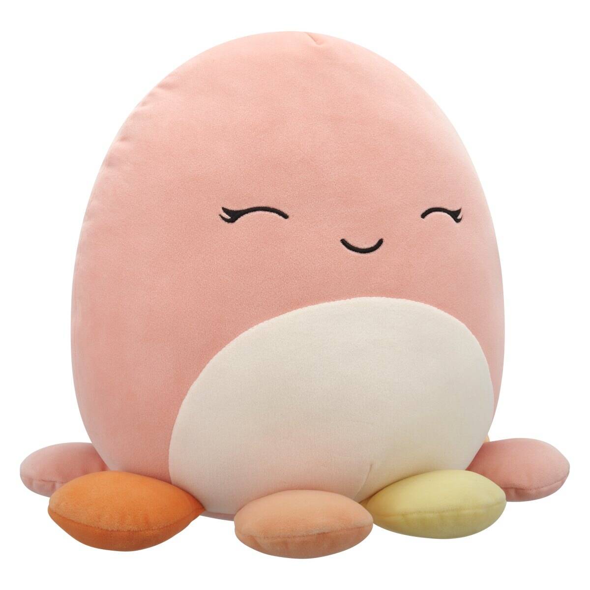 Squishmallows Melina, hobotnica v barvi marelice, ki sladko drema, 30 cm
