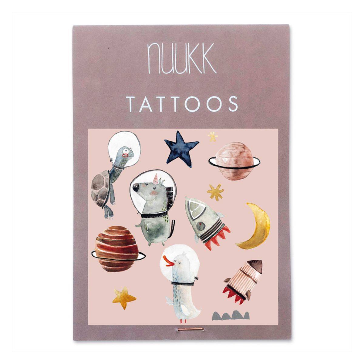 Nuukk Veganski otroški tatuji - Space (814)