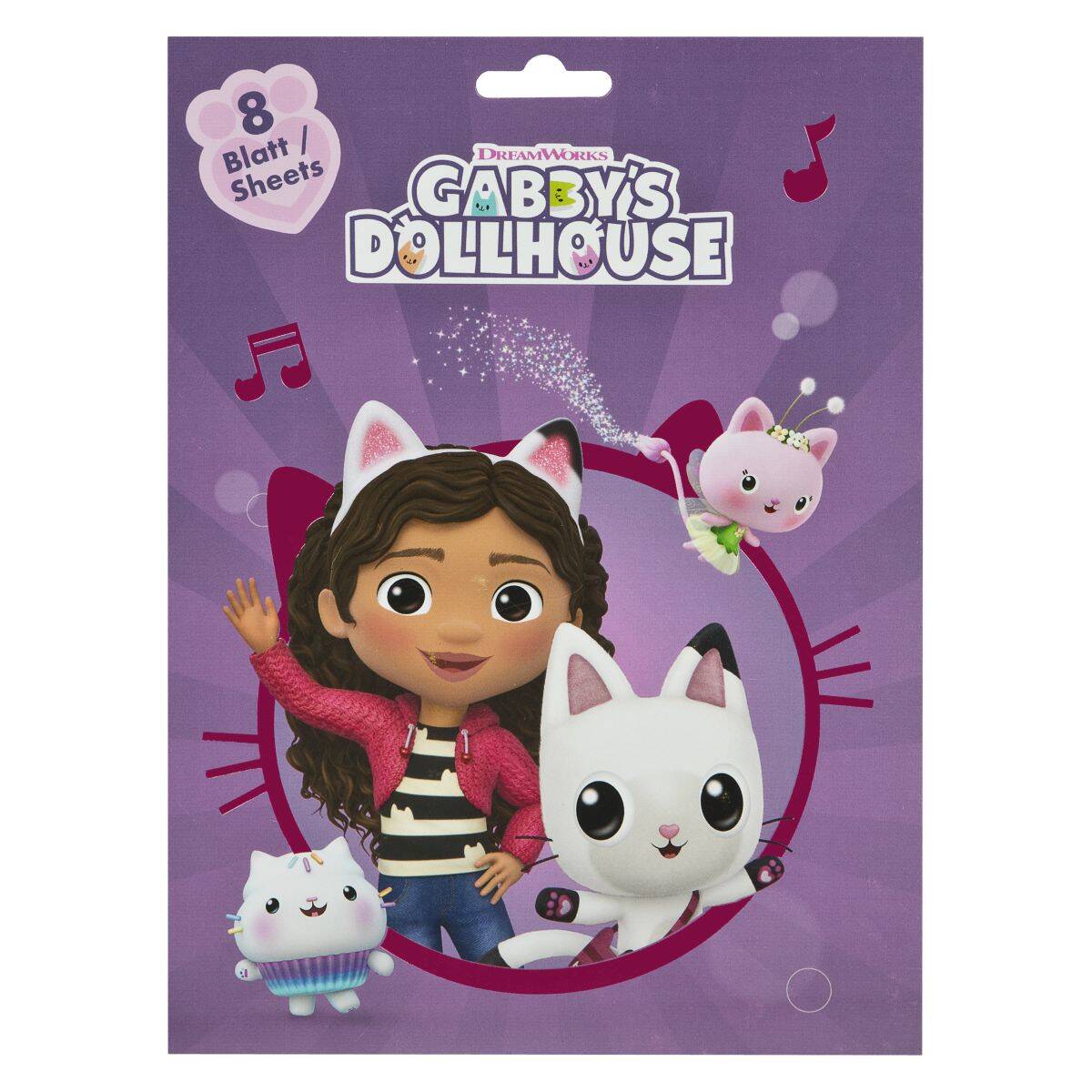 Undercover nalepke manjši set Gabby's Dollhouse