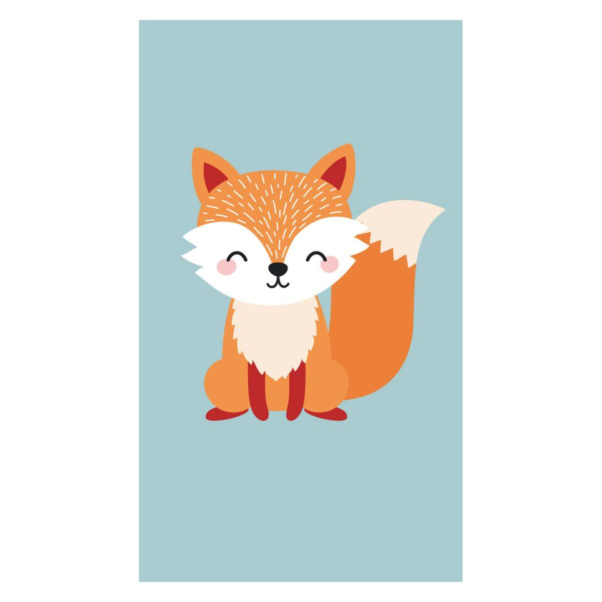 Faro hišna brisača Lisička multicolor