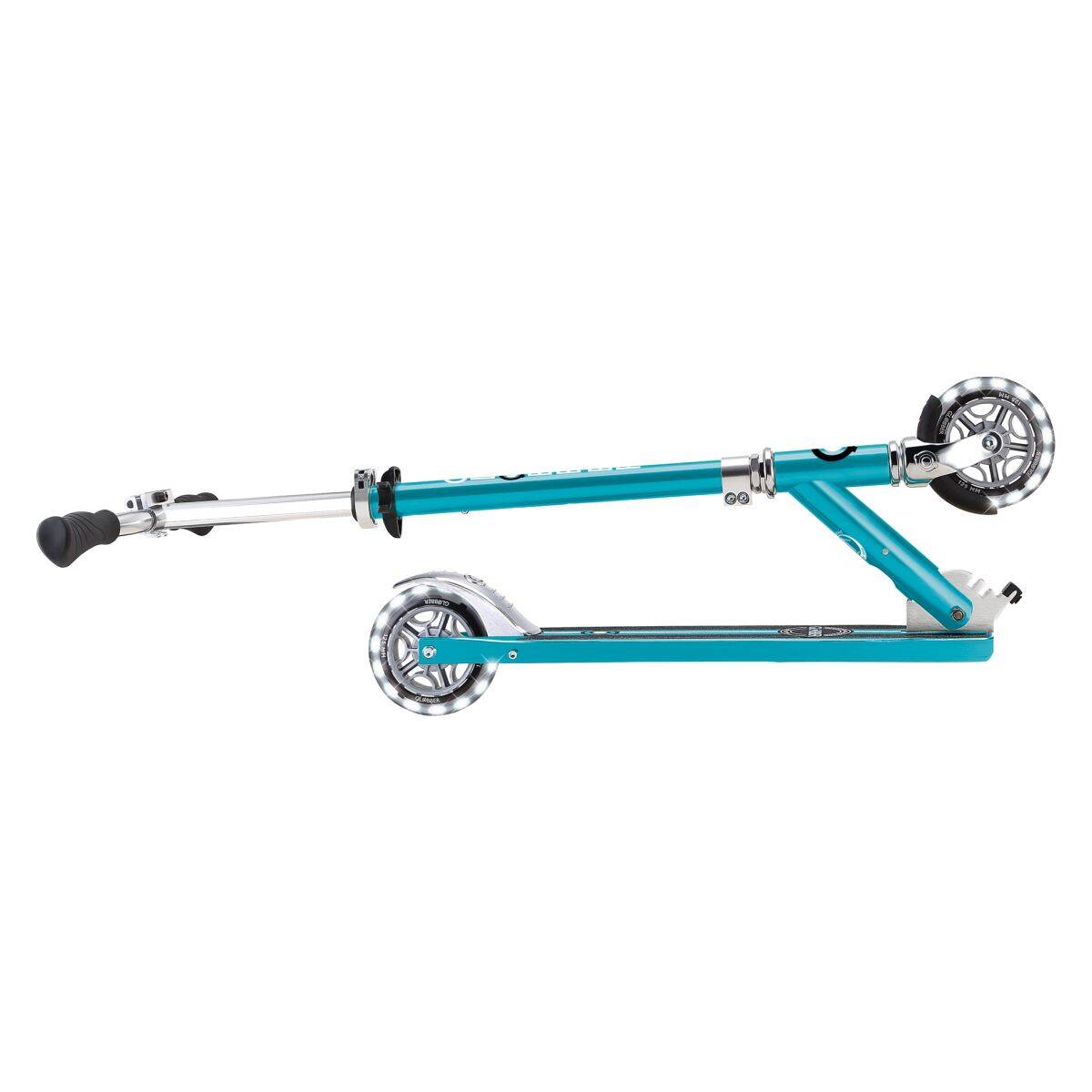 Globber skiro Flow element dvokolesni, zložljiv, svetleča kolesa moder