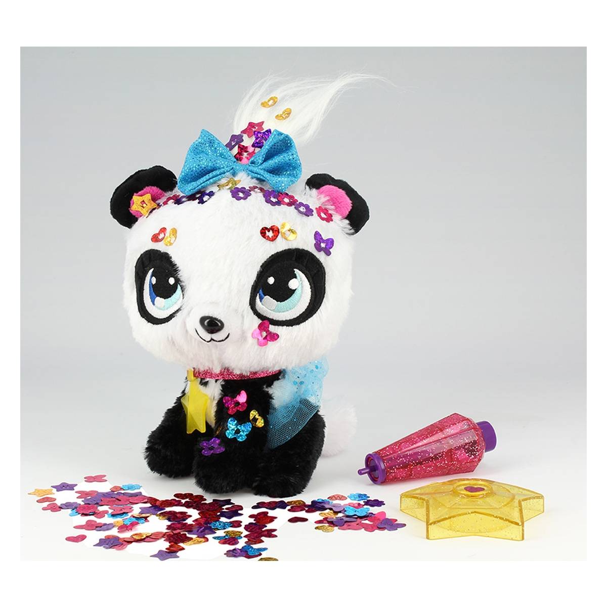 SHIMMER STARS plišana panda Pixie s dodacima
