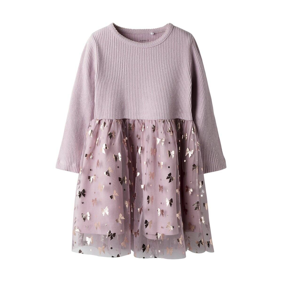 NAME IT haljina DR 13252963 NMFROSALLY LS DRESS Ž Ljubičasta 98