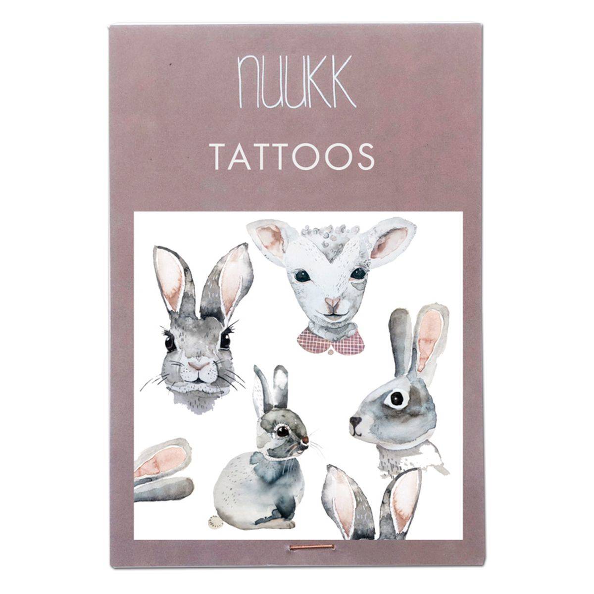 Nuukk Veganski otroški tatuji - Easter Bunnies (818)