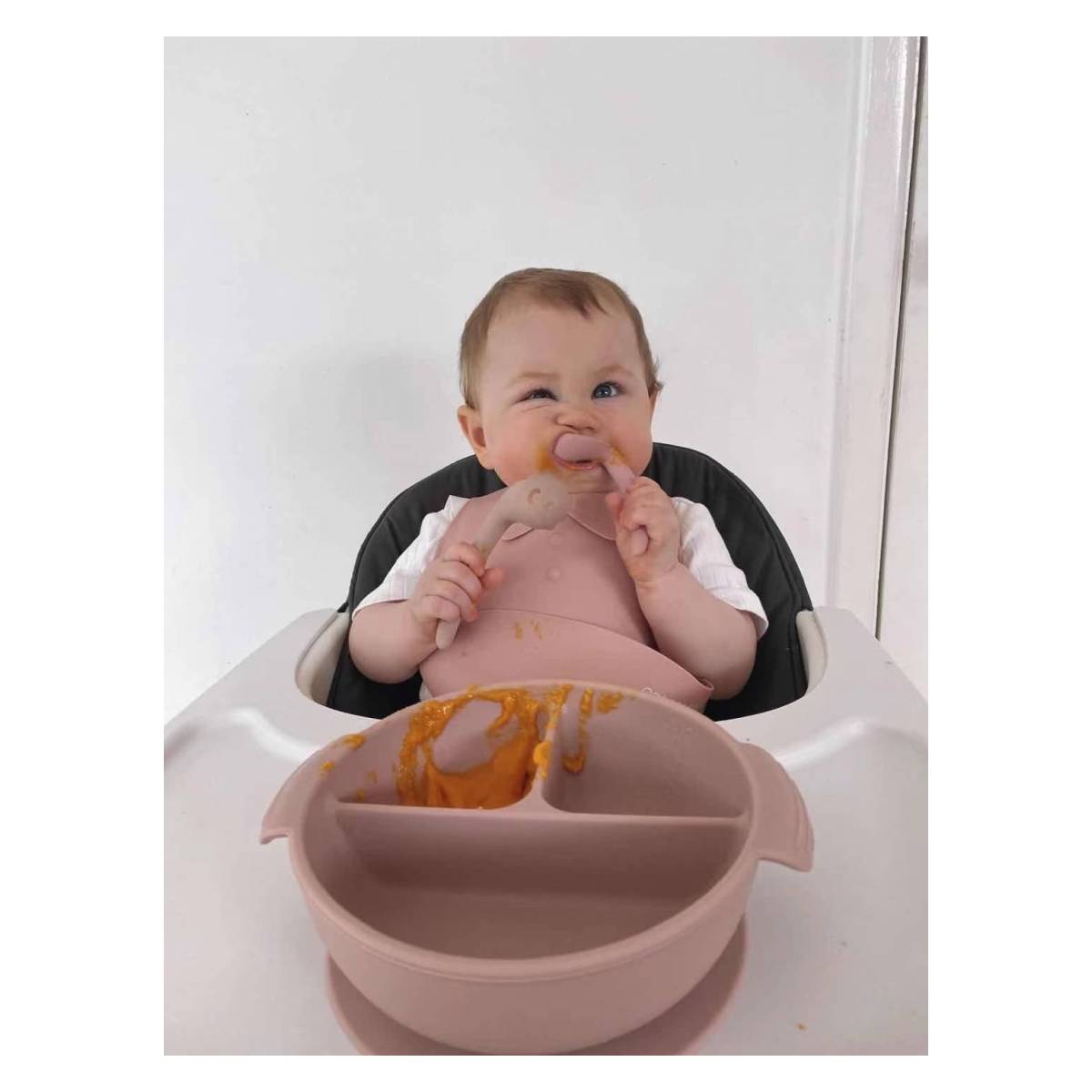 HAAKAA zdjela silikonska posudica s vakuumskim dnom BLUSH