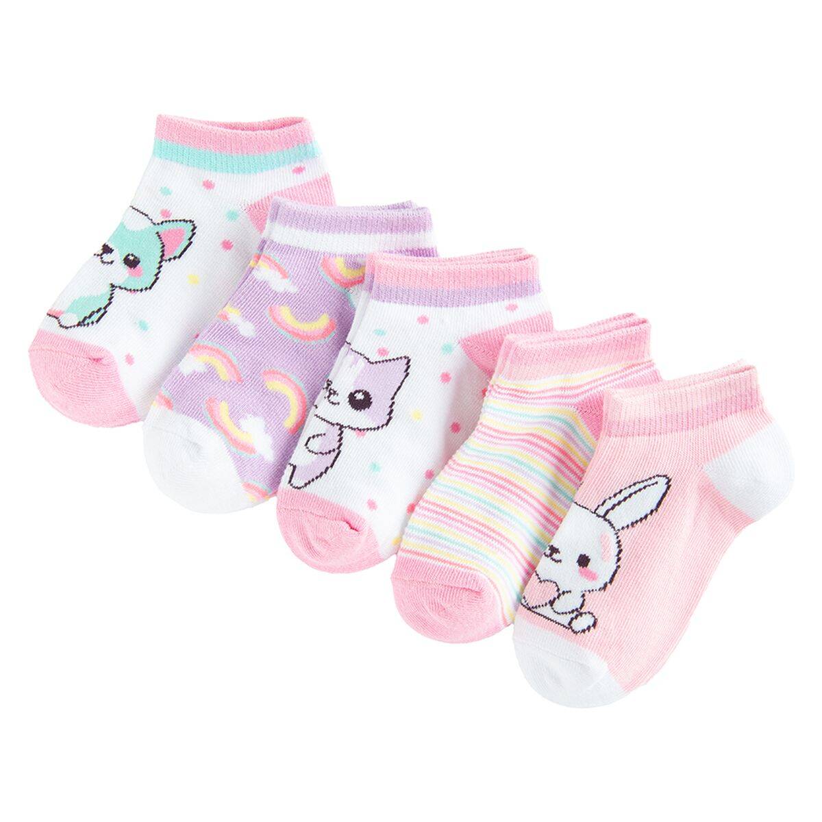 COOL CLUB čarape 5 kom CHG3012104-00 Ž Šareno 28/30